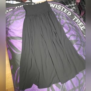 Sheer Black Maxi Skirt